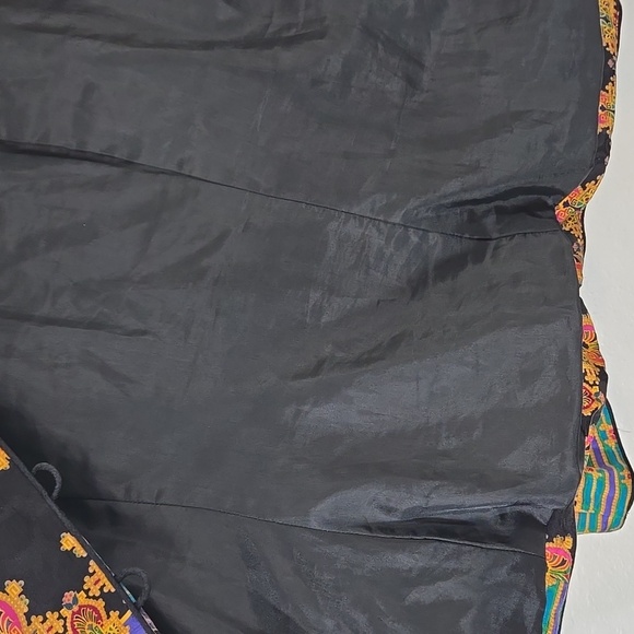 Safe Silk by Adrianna Papell 100% Silk Asian Inspired Blouse/Jacket, size 10 - Picture 7 of 7